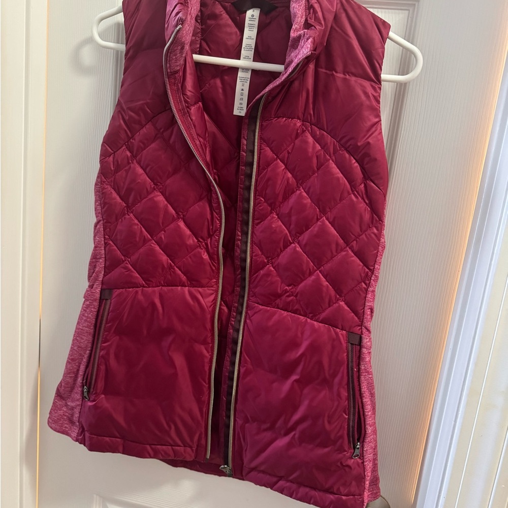Lululemon Athletica Quilted Vest Size 8